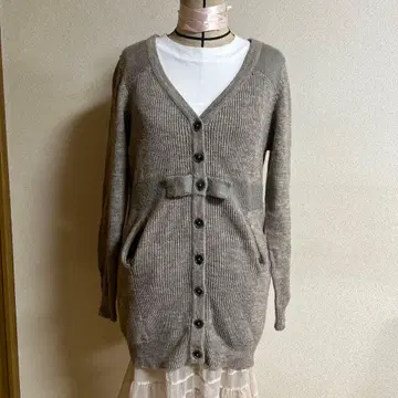 캐롤라이나 글레이서 리본 가디건