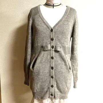 캐롤라이나 글레이서 리본 가디건