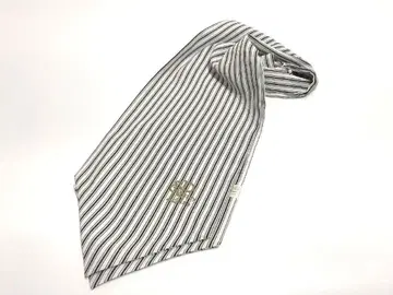 상태 좋음 핑키&다이앤 스카프 스트라이프 화이트 x 블랙