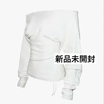 theredthread S sequin offshoulder knit