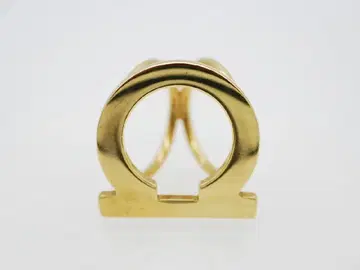 살바토레 페라가모 간치니 스카프링 GP 골드 이탈리아제