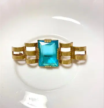 앤티크 스퀘어 브로치