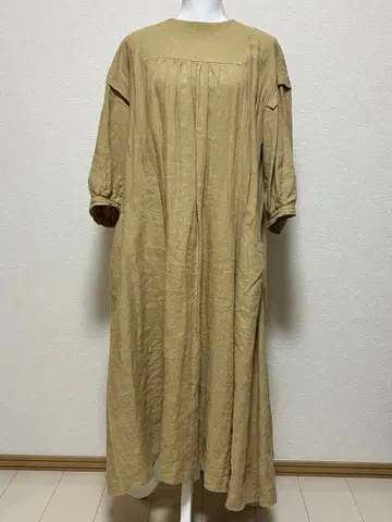 베이지 셔츠 원피스 긴팔