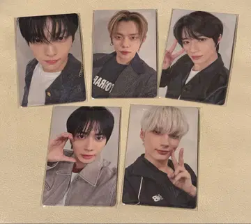 TXT 사이타마 회장 한정판 럭키 드로우 컴플리트 트레이딩 카드 5장