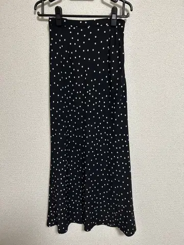 RANDA 란다 도트 무늬 롱 스커트