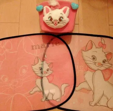 마리 소품함 선셰이드 x 2 marie 고양이 핑크 수납 케이스