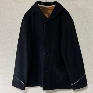 90s 울 자켓 카모 패턴 안감 부착 일본제