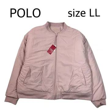 [ size LL ] POLO 충전솜 집업 자켓 핑크 빅 사이즈