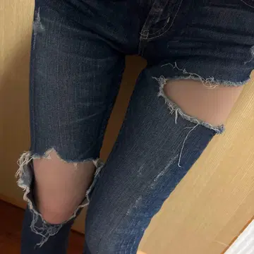 GYDA 데미지 스키니 데님