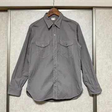 Atlast&co 그레이 워크 셔츠 size:15 1/2 lot:301