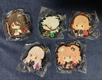 단간론파 1.2 페탓토 나사마키 러버 스트랩 5개 세트