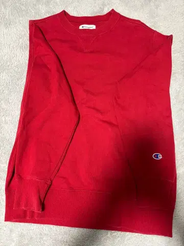 Champion 레드 맨투맨 L 사이즈