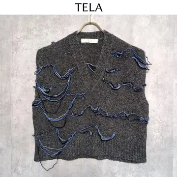 TELA 테라 [ S ] 니트 베스트 그레이