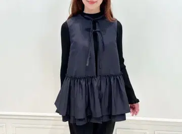 엠프리미어 그로그랭 오픈 리본 페플럼 베스트 34