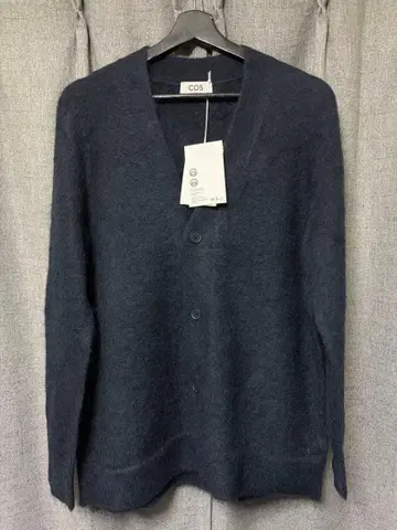 COS 모헤어 가디건 다크 네이비 S
