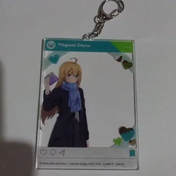 신춘 반가제 SNS풍 아크릴 키링 오쿠라 메구미