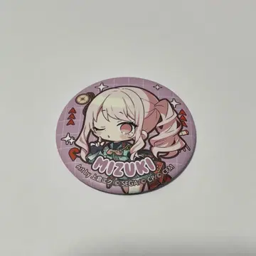 프로세카 세카라이 5th 미니 캐릭터 매트 캔뱃지 아키야마 미즈키