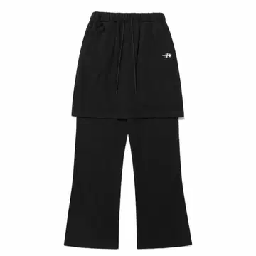 NICE GHOST CLUB LOGO SWEAT LAYERED PANTS