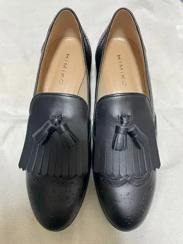 [ 새상품 ]  HIMIKO 메달리온 태슬 로퍼 24.0cm