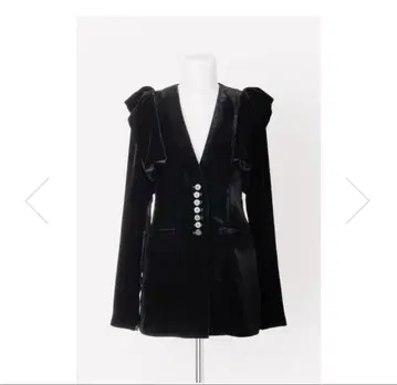 FETICO VELVET frill SHOULDER Jacket