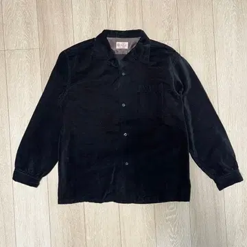복각 50s TOWNCRAFT 블랙 코듀로이 셔츠 빈티지