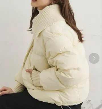 Aunt Marie's 리브 컬러 패딩 자켓