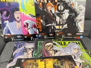(접지 않고 발송) 제일복권 BLEACH 클리어 포스터 세트
