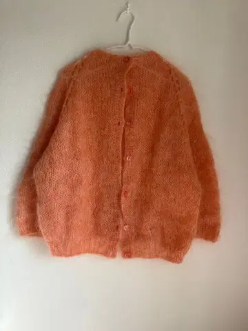 빈티지 모헤어 혼방 스웨터 가디건