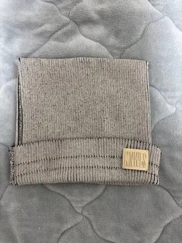 knwls SOFT RIBBEDKNITTED SQUARE HAT