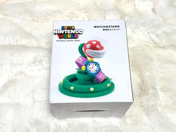 USJ 마리오 팩 플라워 손목시계 & 스탠드 닌텐도 월드 유니버셜