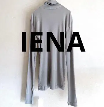 IENA 테크노 골지 터틀넥 풀오버