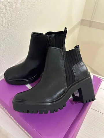 [ 새상품 ] 숏부츠 23cm ( 브라질34 ) 블랙