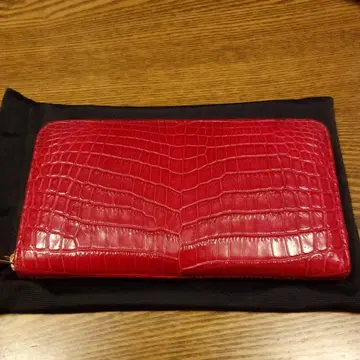 개운! 금전운! 악어 가죽 장지갑