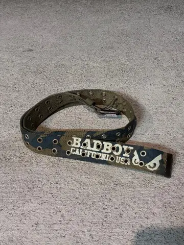 BAD BOY belt y2k grunge