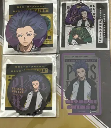 히로아카 AGF 스카잔 신소 히토시 캔뱃지 키링 클리어 카드