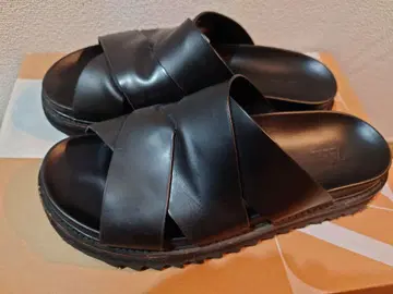 VIBRAM 가죽 샌들 트랙 밑창 ZARA