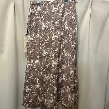 &SO 브라운 플레어 롱 스커트