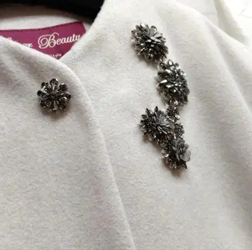 슈퍼 뷰티 그레이지 롱 코트 사이즈 44 하자품