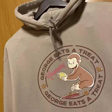 아베일 오자루의 조지 후드티 M 사이즈 속기모 시마무라 후드티