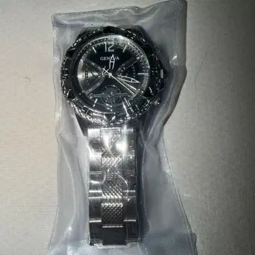 GENEVA 아날로그 손목시계 실버