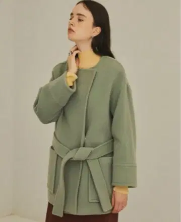 PUBLIC TOKYO 하이클래스 울 숏코트