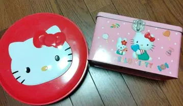 헬로키티 수납 박스 2세트 1999년 헤이세이 레트로 키티