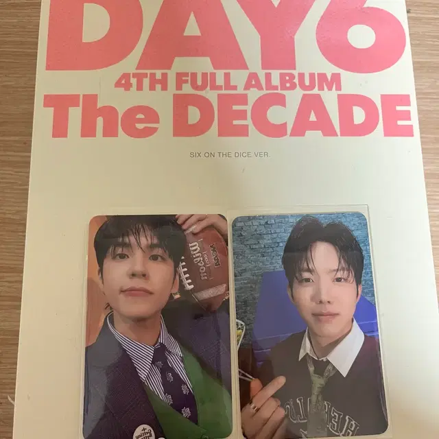 데이식스 더데케이드 앨범 포토카드