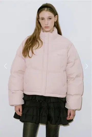 sinoon 푸퍼 재킷 다운 소프트 핑크