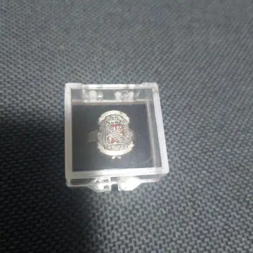 후타바 학원 학교 휘장 반지 졸업 기념품 케이스 포함