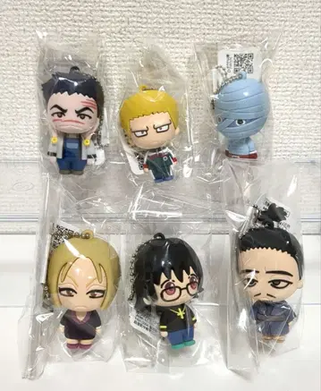 헌터 x 헌터 입체 러버 마스코트 6개 세트