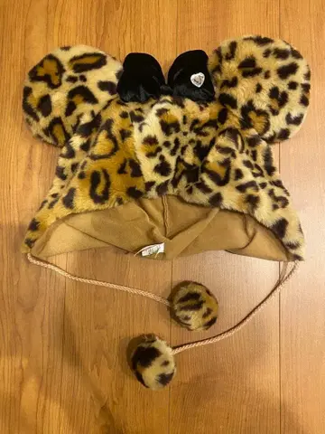 디즈니 팬캡 레오파드 무늬