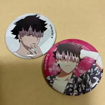 괴수 8호 나루미 겐 캔뱃지 여름 베이스 야드 각 1점