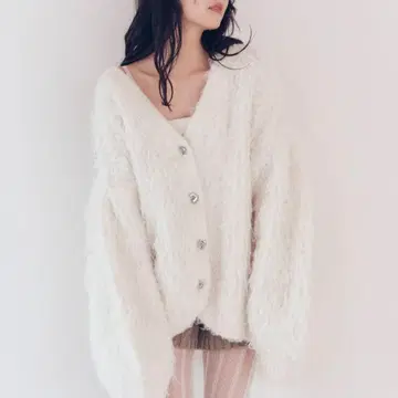 [ Andequal ] 유니크 버튼 니트 가디건