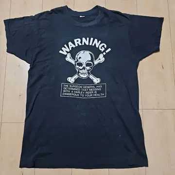 80s Harley Davidson vintage 스컬 셔츠